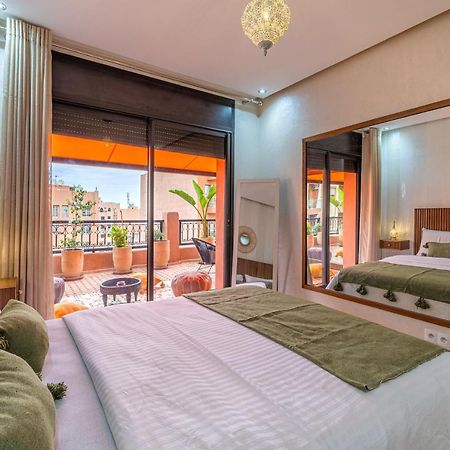L'Atlas - Appartement Authentique A Gueliz มาร์ราเกช ภายนอก รูปภาพ