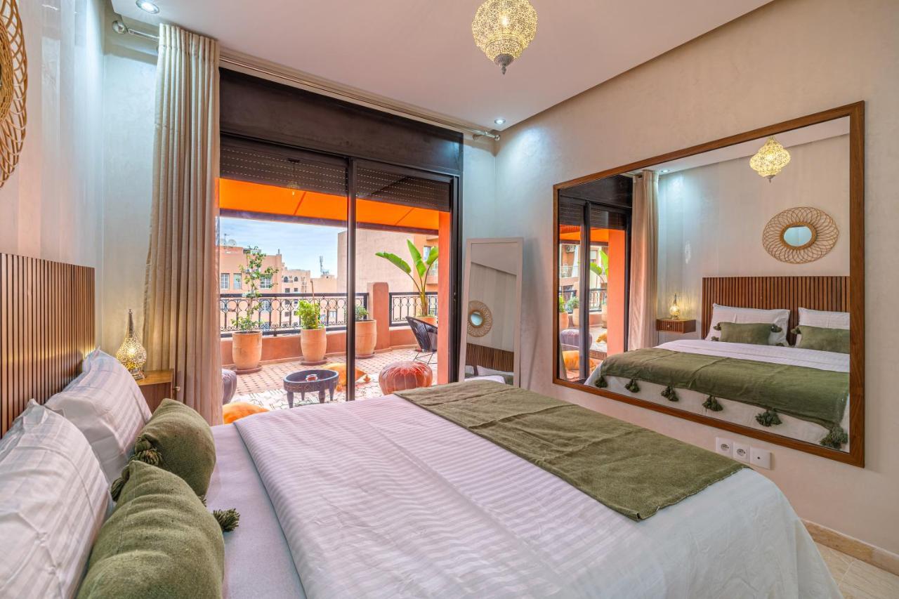 L'Atlas - Appartement Authentique A Gueliz มาร์ราเกช ภายนอก รูปภาพ