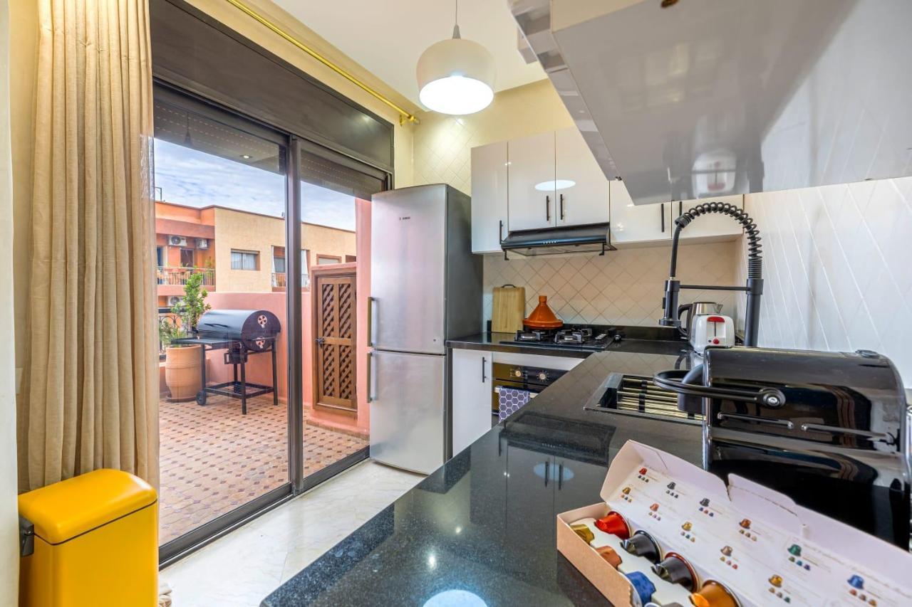 L'Atlas - Appartement Authentique A Gueliz มาร์ราเกช ภายนอก รูปภาพ