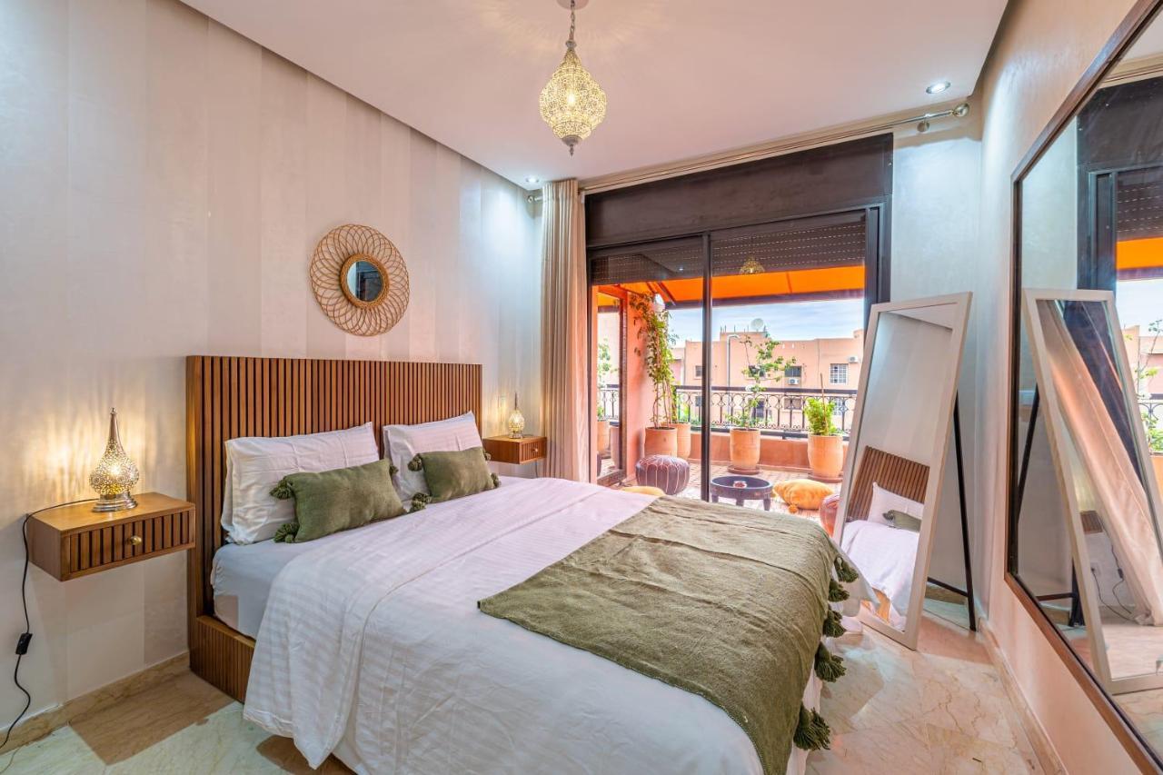 L'Atlas - Appartement Authentique A Gueliz มาร์ราเกช ภายนอก รูปภาพ