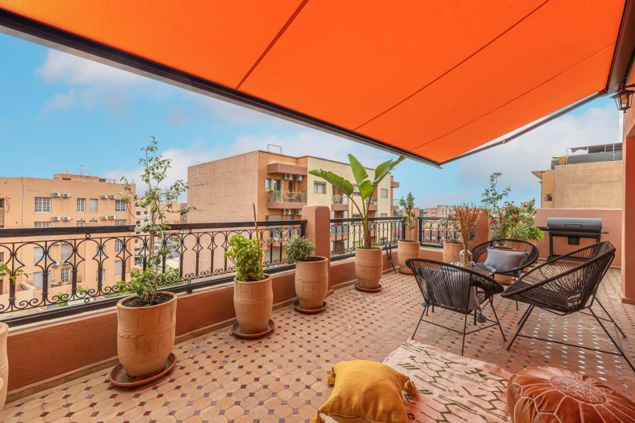 L'Atlas - Appartement Authentique A Gueliz มาร์ราเกช ภายนอก รูปภาพ