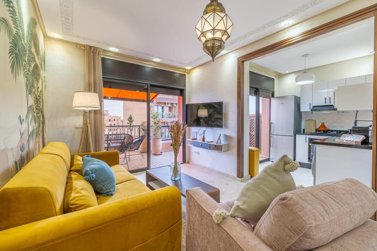 L'Atlas - Appartement Authentique A Gueliz มาร์ราเกช ภายนอก รูปภาพ