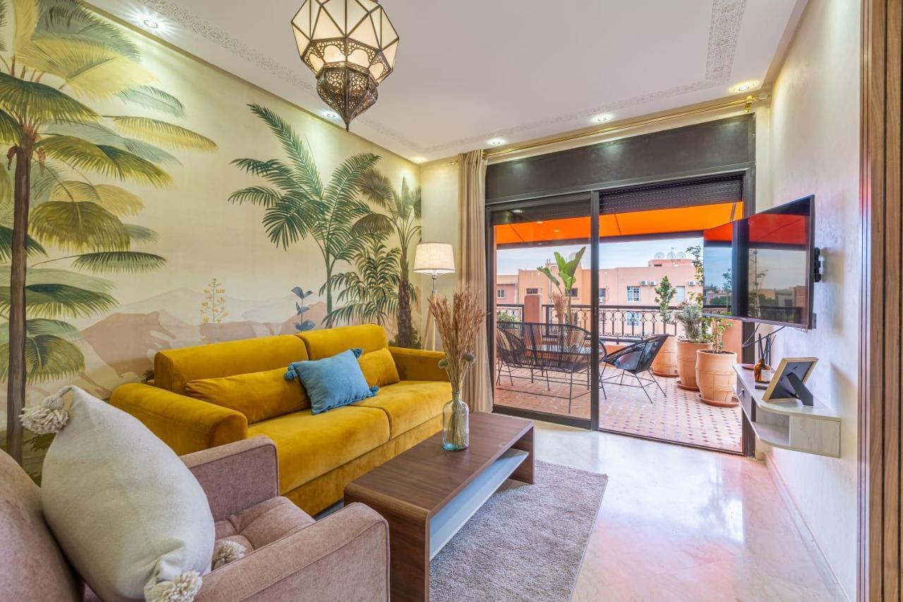 L'Atlas - Appartement Authentique A Gueliz มาร์ราเกช ภายนอก รูปภาพ