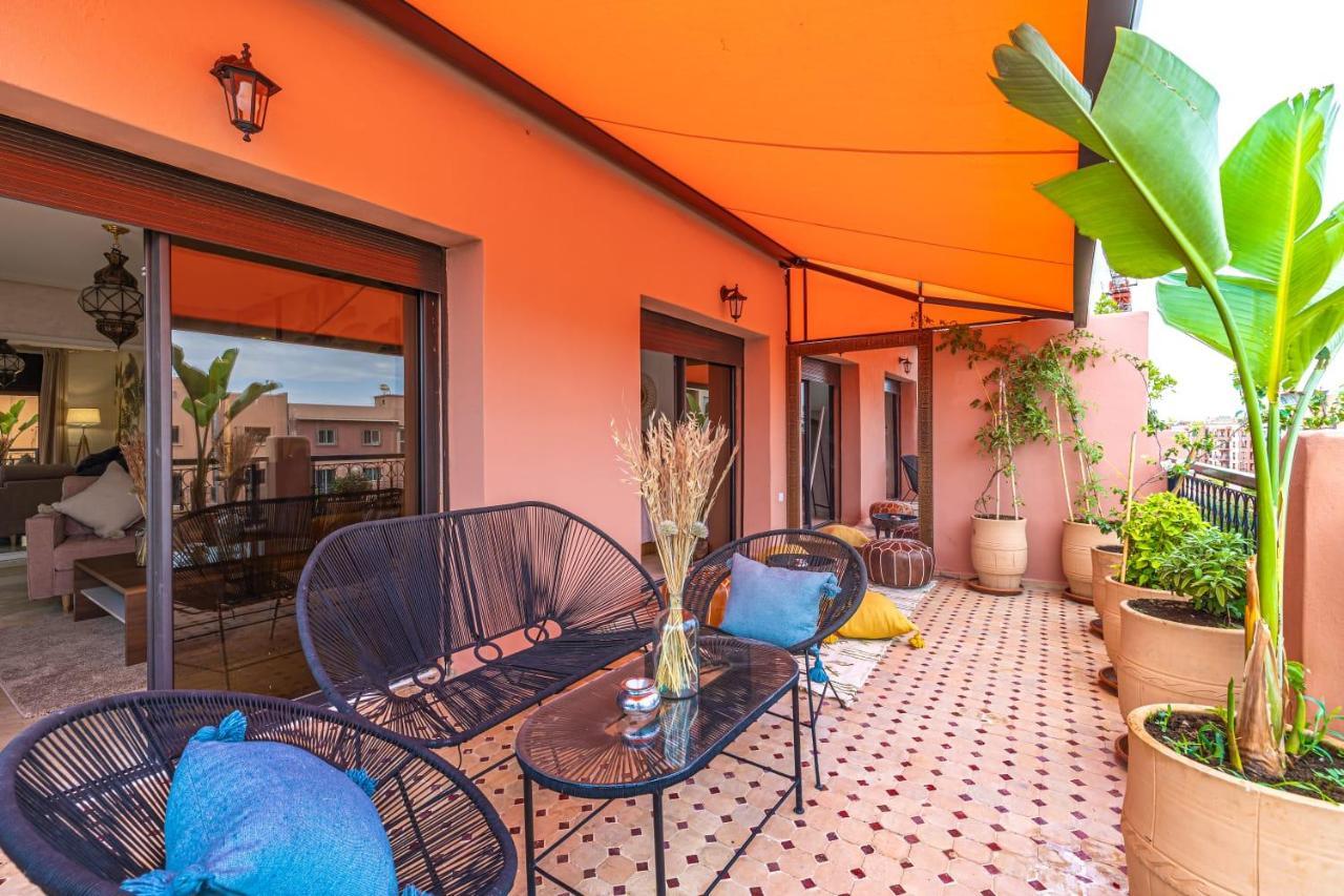 L'Atlas - Appartement Authentique A Gueliz มาร์ราเกช ภายนอก รูปภาพ