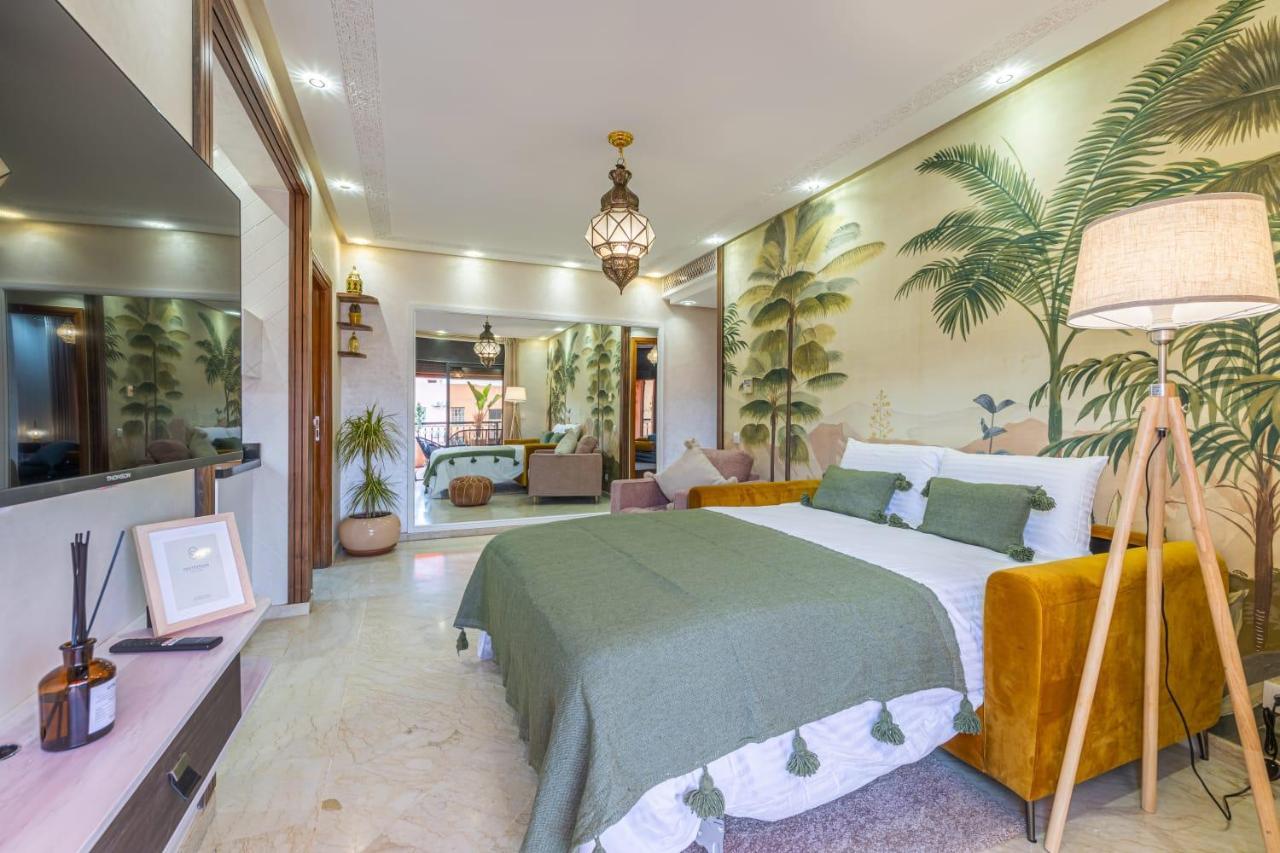 L'Atlas - Appartement Authentique A Gueliz มาร์ราเกช ภายนอก รูปภาพ