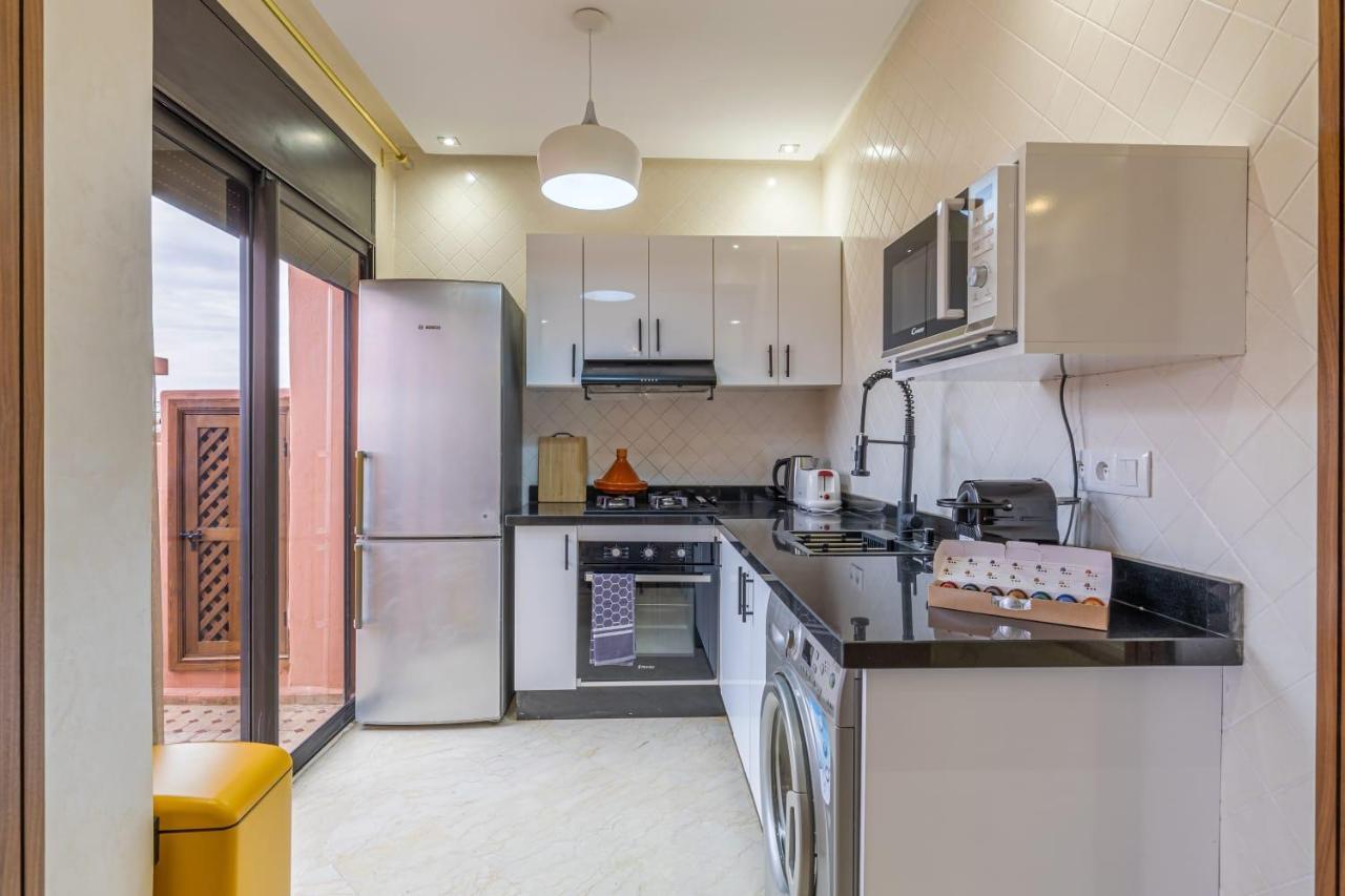 L'Atlas - Appartement Authentique A Gueliz มาร์ราเกช ภายนอก รูปภาพ