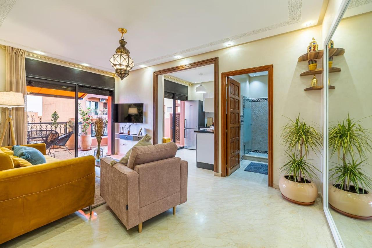 L'Atlas - Appartement Authentique A Gueliz มาร์ราเกช ภายนอก รูปภาพ
